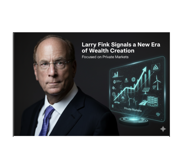 Larry Fink Signals a New Era of Wealth Creation Focused on Private Markets