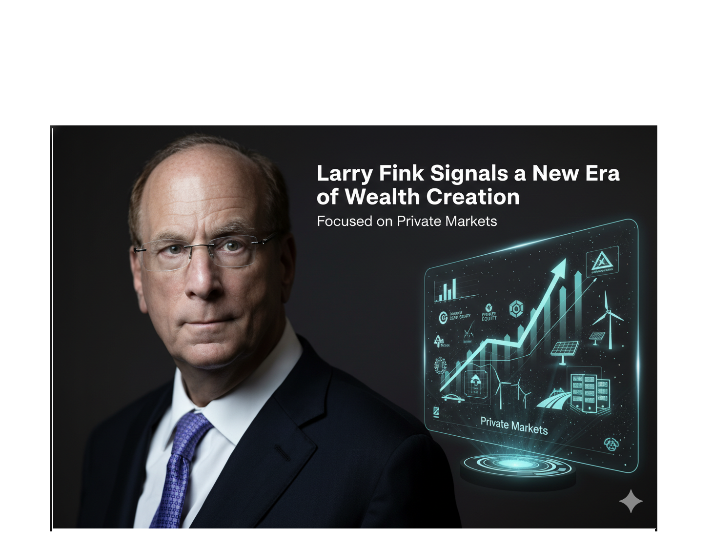 Larry Fink Signals a New Era of Wealth Creation Focused on Private Markets
