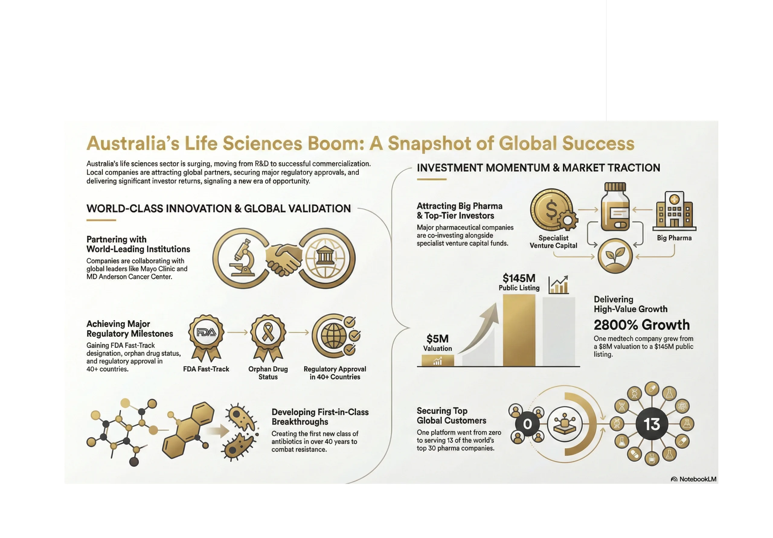 Inside the Australian Life Sciences Boom: Renowned Investors, World-Class Partners, World-Leading Breakthroughs