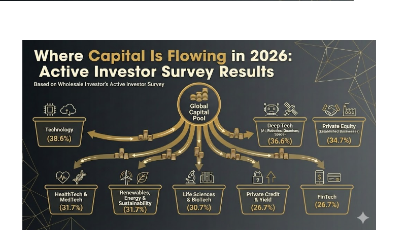 Where Capital Is Flowing in 2026: What Active Investors Told Us About the Sectors That Matter