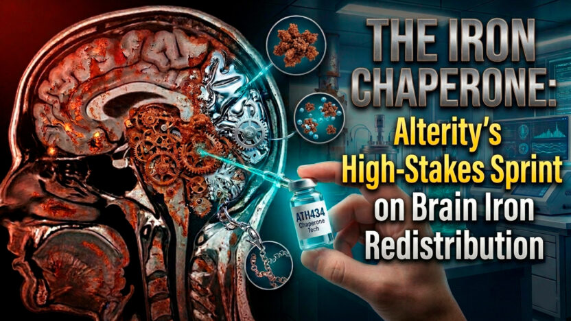 The Iron Chaperone: Alterity’s High-Stakes Sprint on Brain Iron Redistribution