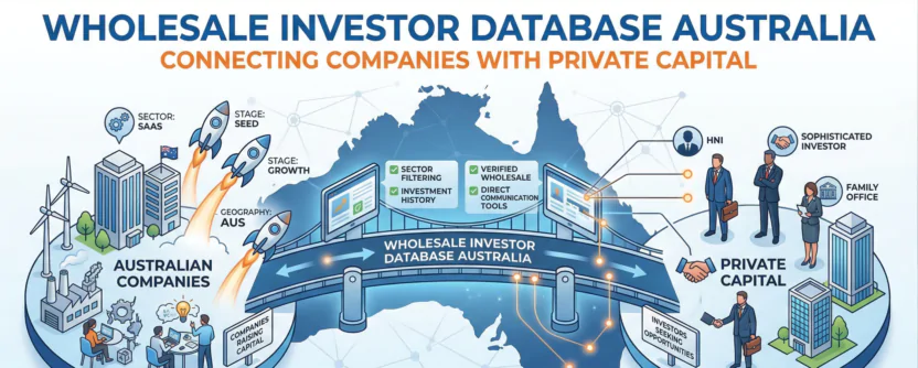 Wholesale Investor Database Australia: Connecting Companies with Private Capital