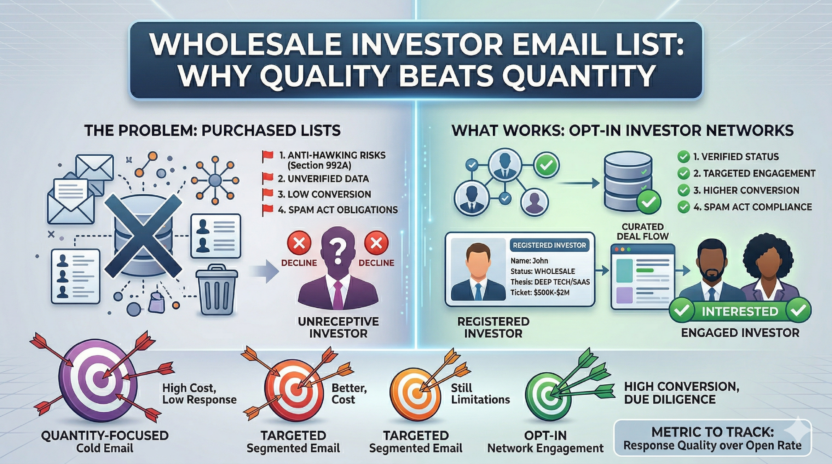 Wholesale Investor Email List: Why Quality Beats Quantity