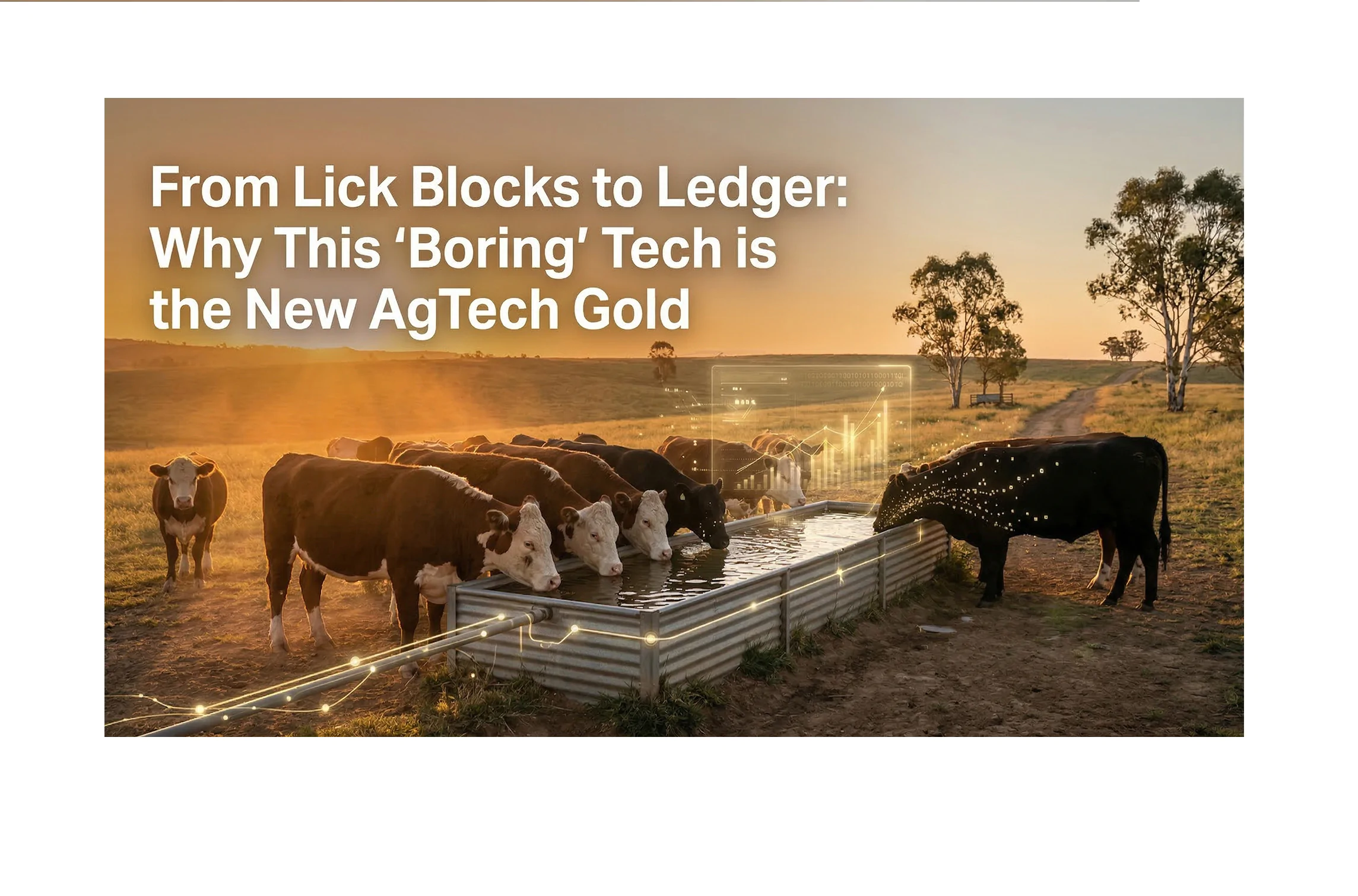From Lick Blocks to Ledger: Why This ‘Boring’ Tech is the New AgTech Gold
