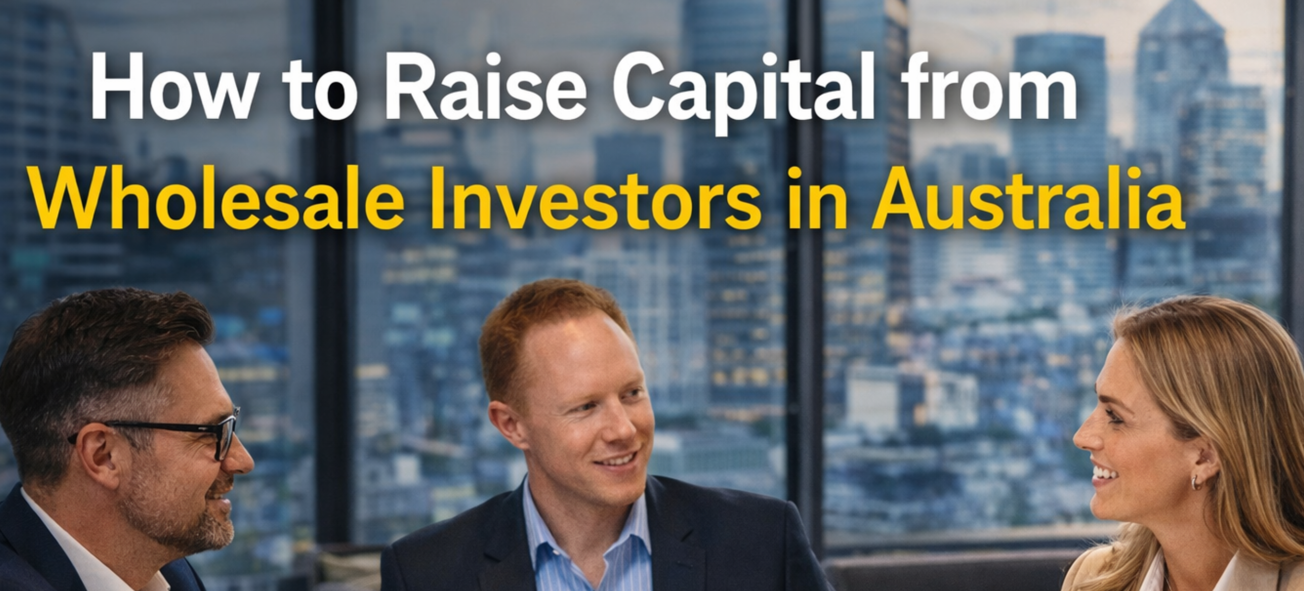 How to Raise Capital from Wholesale Investors in Australia