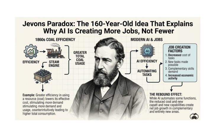 Jevons Paradox: The 160-Year-Old Idea That Explains Why AI Is Creating More Jobs, Not Fewer