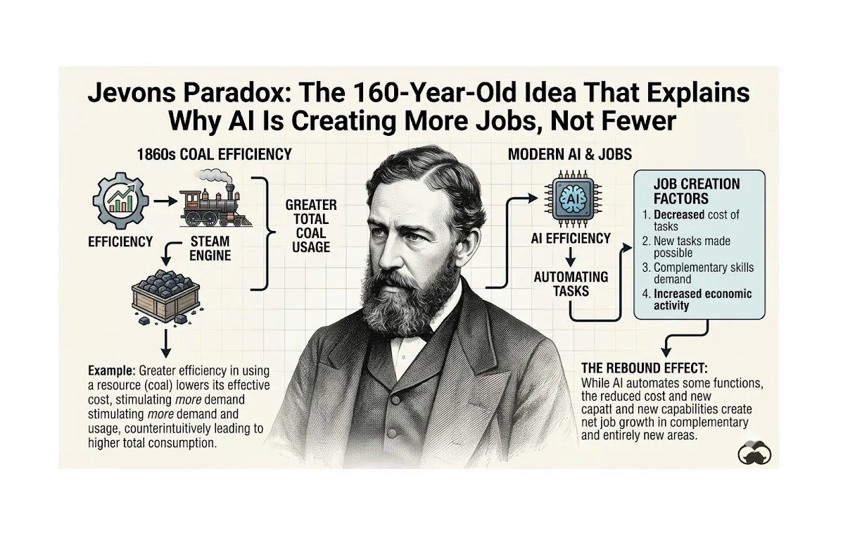 Jevons Paradox: The 160-Year-Old Idea That Explains Why AI Is Creating More Jobs, Not Fewer