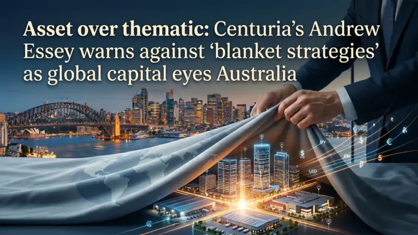 Asset over thematic: Centuria’s Andrew Essey warns against ‘blanket strategies’ as global capital eyes Australia