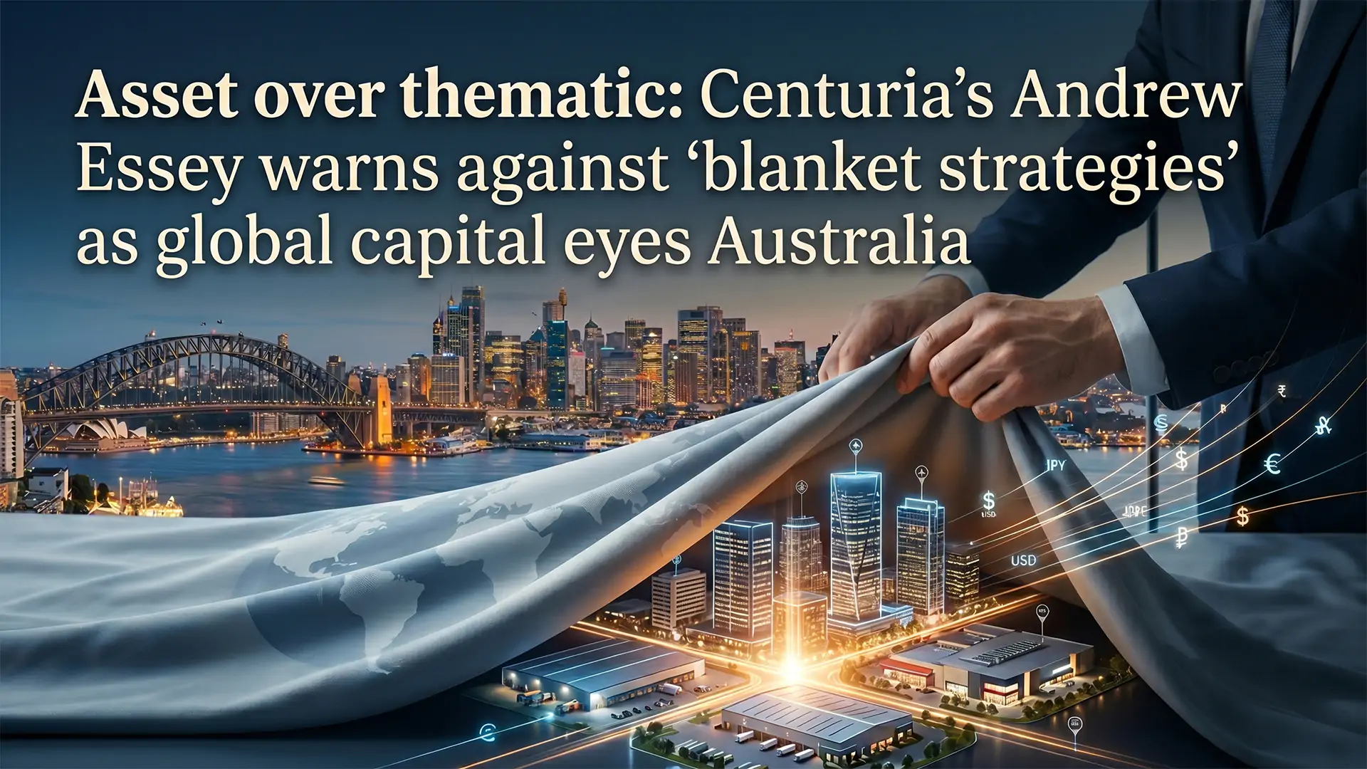 Asset over thematic: Centuria’s Andrew Essey warns against ‘blanket strategies’ as global capital eyes Australia